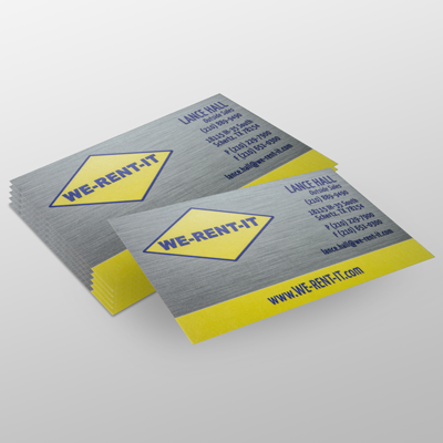 Business Card Printing On 18PT Coated Card Stock
