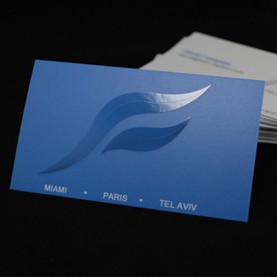 Standard 16pt with Spot UV Spot UV Business Cards Printed in Full Color on 16pt Card Stock with Spot UV on One or Two Sides