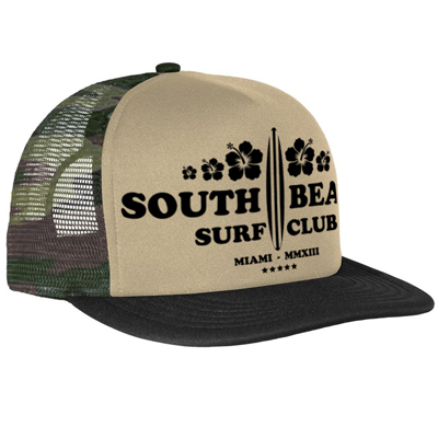 Sub Surf Mesh Trucker's Cap for Costume or Every Day screen Print