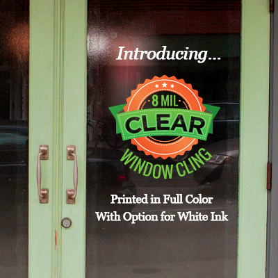 Clear Static Cling Clear Static Cling