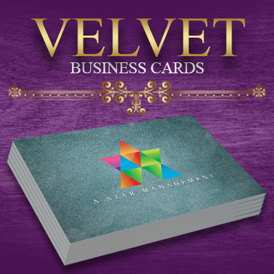 16pt Velvet Business Cards 16pt Velvet Business Cards